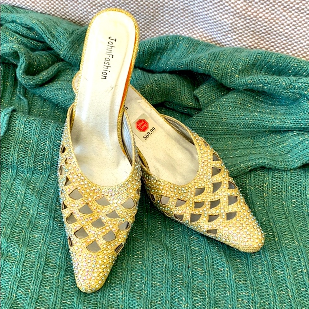 John Fashion sparkle heels